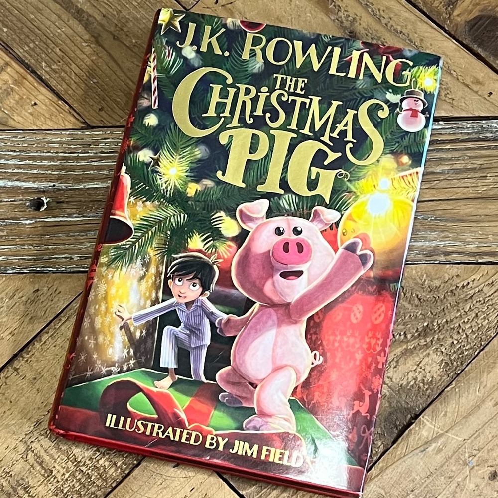 The Christmas Pig J.K.‎ Rowling Hardcover Illustrated by Jim Field Kids Book